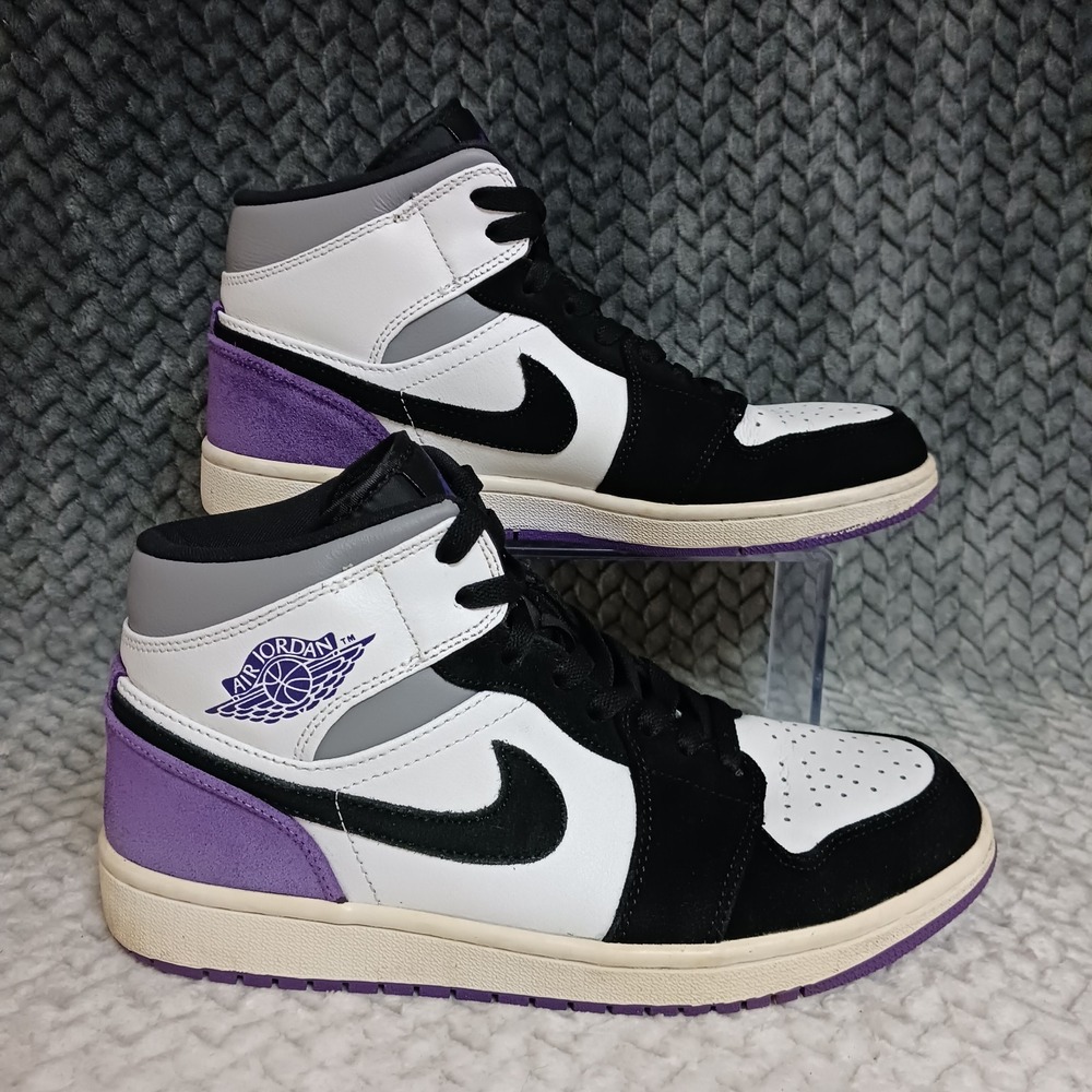Air Jordan 1 Mid SE Varsity Purple Men's Sneakers Shoes Size 9